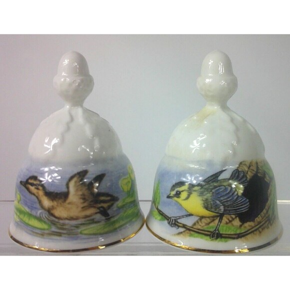 Vintage Oakley Friends of the Forest Fine Bone China Bells England Lot of 17 - Picture 14 of 16